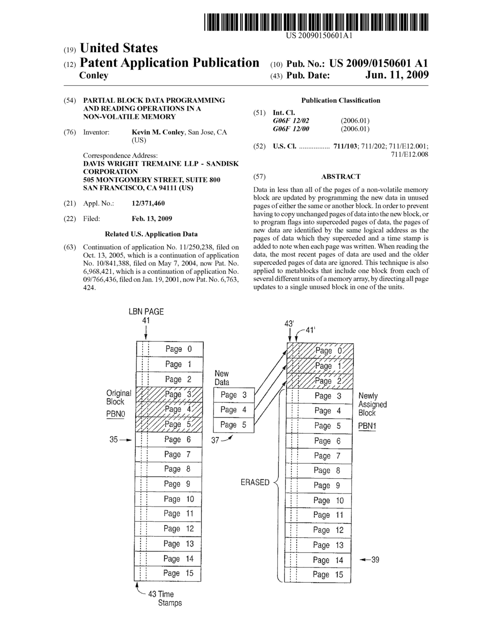 Partial Block Data Programming And Reading Operations In A Non-Volatile Memory - diagram, schematic, and image 01