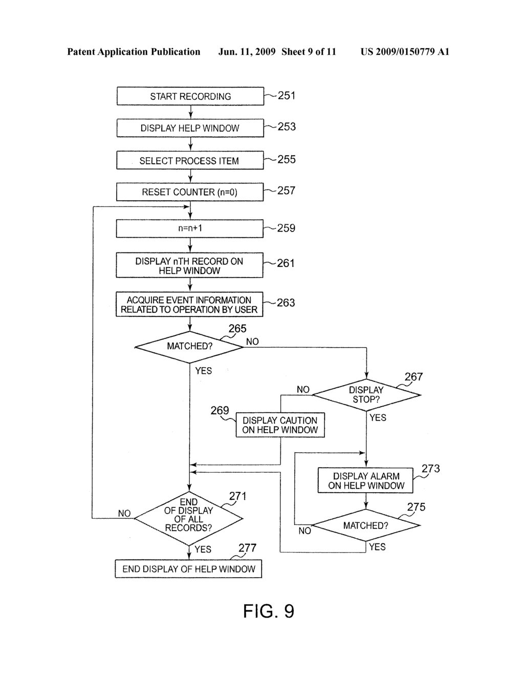 METHOD AND APPARATUS FOR DISPLAYING HELP INFORMATION - diagram, schematic, and image 10