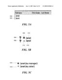 Method and apparatus for managing and displaying contact authentication in a peer-to-peer collaboration system diagram and image