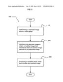 Media markup system for content alteration in derivative works diagram and image