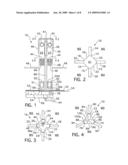 Service posts for electrical and air delivery to workstations diagram and image