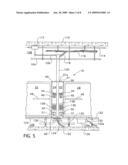 Service posts for electrical and air delivery to workstations diagram and image