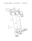 ATTACHMENT DEVICE OF A COMBINED MODULE CONSISTING OF AN ACCUMULATOR AND INTERNAL HEAT EXCHANGER diagram and image