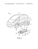 BATTERY UNIT MOUNTING STRUCTURE FOR ELECTRIC VEHICLE diagram and image