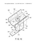 BATTERY UNIT MOUNTING STRUCTURE FOR ELECTRIC VEHICLE diagram and image