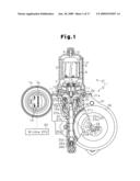 BRAKE DEVICE AND MOTOR WITH SPEED REDUCING MECHANISM diagram and image