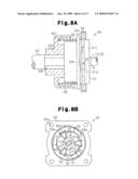 BRAKE DEVICE AND MOTOR WITH SPEED REDUCING MECHANISM diagram and image