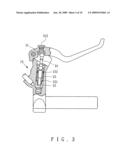 Adjustable pumping device for a hydraulic brake device of a bicycle diagram and image