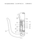 Pumping device for a hydraulic brake of a bicycle diagram and image