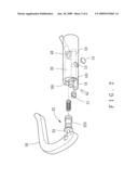 Pumping device for a hydraulic brake of a bicycle diagram and image