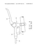 Pumping device for a hydraulic brake of a bicycle diagram and image