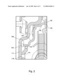 Anti-rotation mechanism for a closed piston torque converter diagram and image