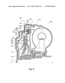 Anti-rotation mechanism for a closed piston torque converter diagram and image