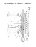 Construction Element for a Device for Forward Feeding of Product Carrier and a Device Comprising Such a Construction Element diagram and image