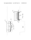 Dish rack with water drainage mechanism diagram and image