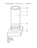 Chimney device and methods of using it to fight global warming, produce water precipitation and produce electricity diagram and image