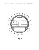 LINE SYSTEM ARRANGEMENT IN AN AIRCRAFT OR SPACECRAFT HAVING A FUSELAGE diagram and image