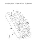 MULTI-STAGE INJECTION OVER-MOLDING SYSTEM WITH INTERMEDIATE SUPPORT AND METHOD OF USE diagram and image