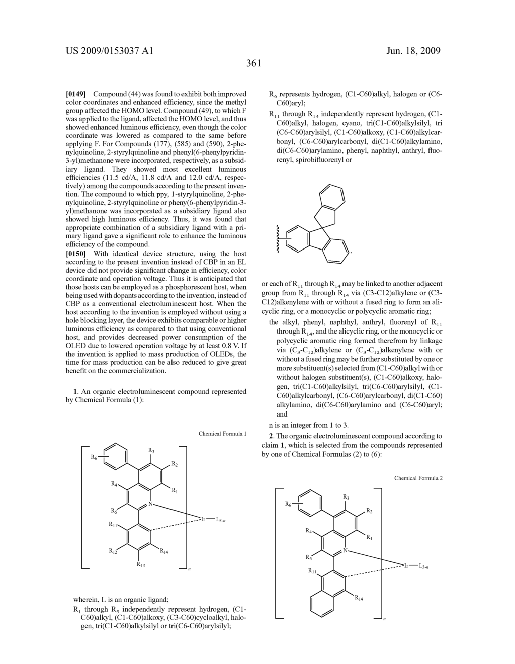 Novel red electroluminescent compounds and organic electroluminescent device using the same - diagram, schematic, and image 363