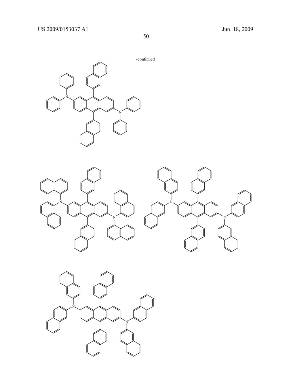 Novel red electroluminescent compounds and organic electroluminescent device using the same - diagram, schematic, and image 52