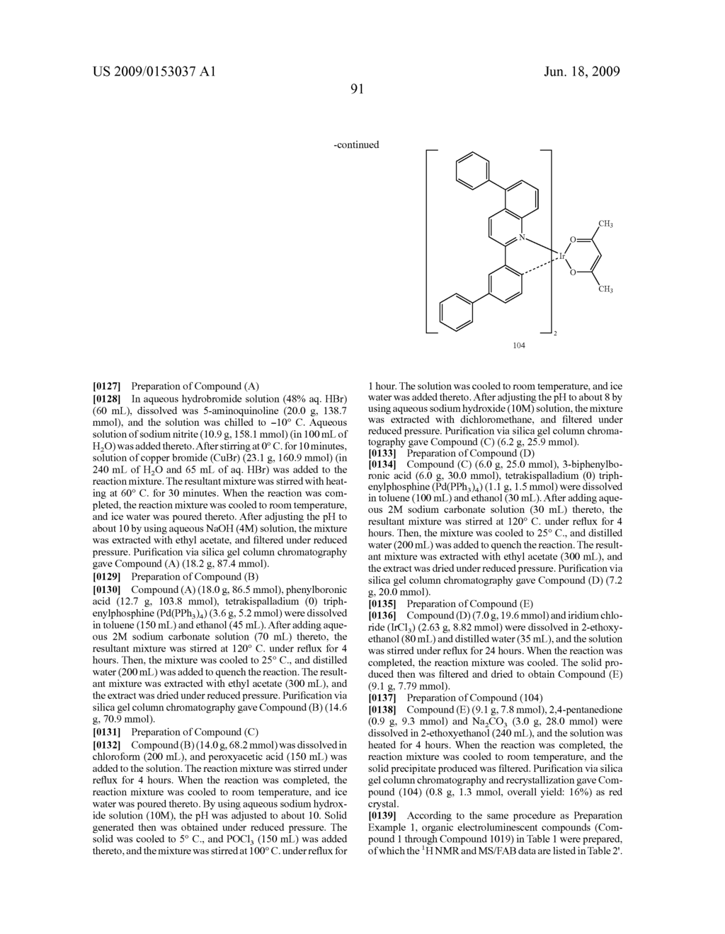 Novel red electroluminescent compounds and organic electroluminescent device using the same - diagram, schematic, and image 93