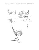 Handheld controller and method of controlling a controlled object by detecting a movement of a handheld controller diagram and image