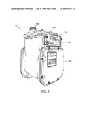 GAS METER HAVING ULTRA-SENSITIVE MAGNETIC MATERIAL RETROFITTED ONTO METER DIAL AND METHOD FOR PERFORMING METER RETROFIT diagram and image