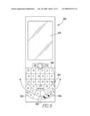 Handheld Electronic Device With Rotatable Keyboard diagram and image