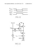 Picture element structure of current programming method type active matrix organic emitting diode display and driving method of data line diagram and image