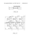 Picture element structure of current programming method type active matrix organic emitting diode display and driving method of data line diagram and image