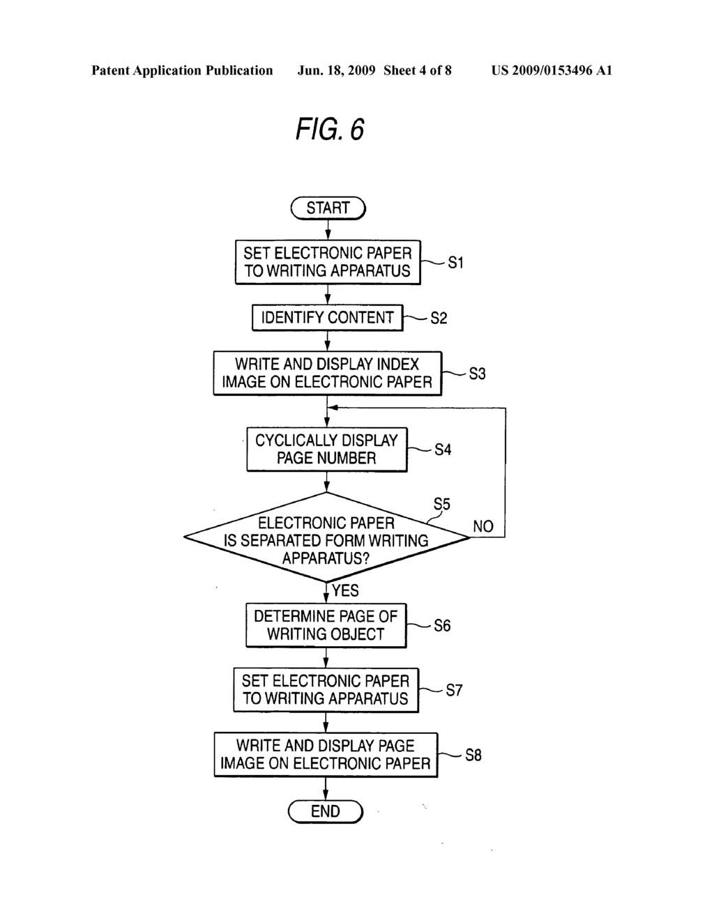 WRITING APPARATUS, ELECTRONIC PAPER SYSTEM, AND COMPUTER READABLE MEDIUM - diagram, schematic, and image 05