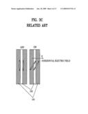 ELECTRICALLY-DRIVEN LIQUID CRYSTAL LENS AND STEREOSCOPIC DISPLAY DEVICE USING THE SAME diagram and image