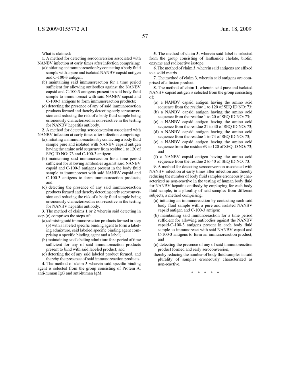 Method for detecting nanbv associated seroconversion - diagram, schematic, and image 67