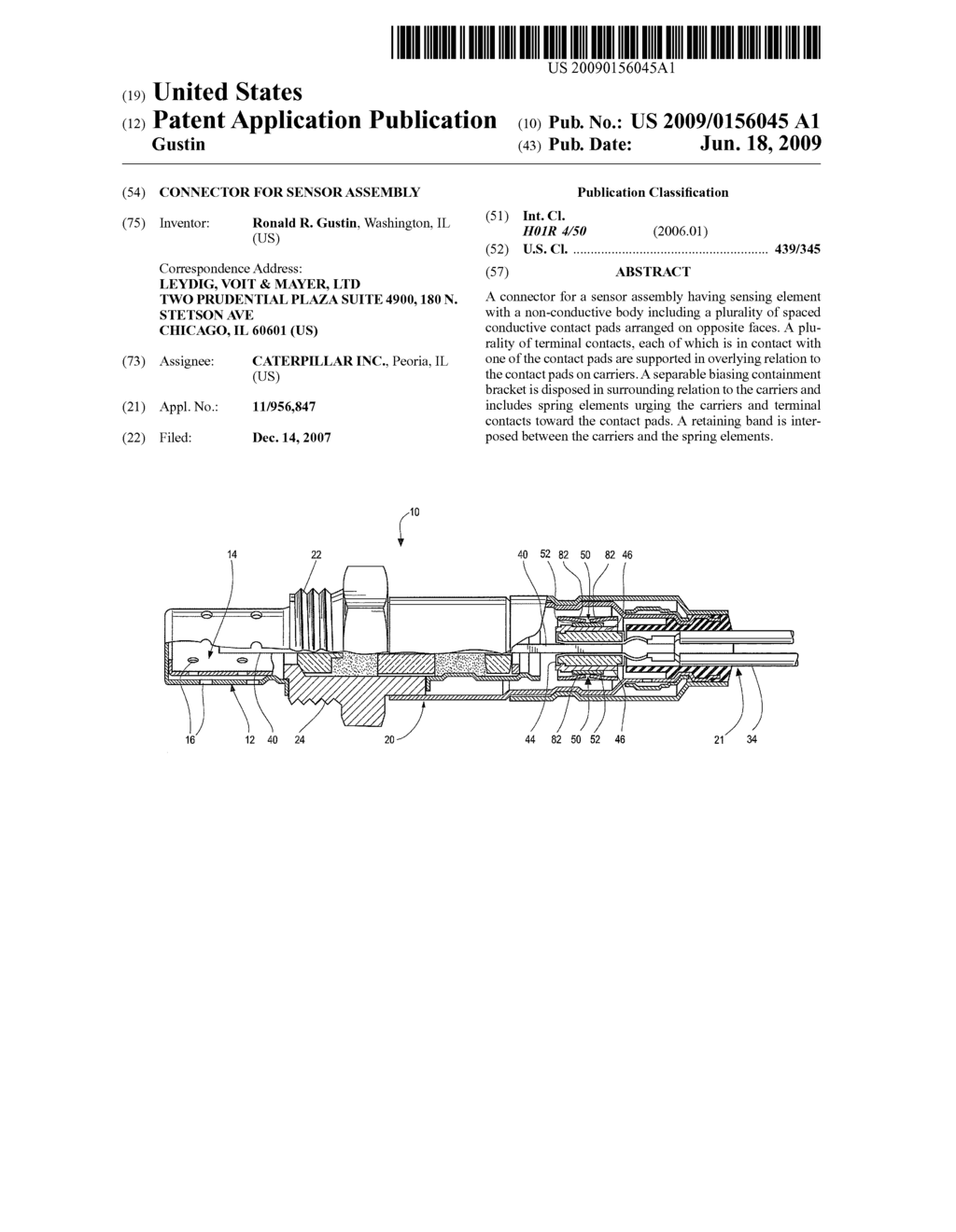 CONNECTOR FOR SENSOR ASSEMBLY - diagram, schematic, and image 01