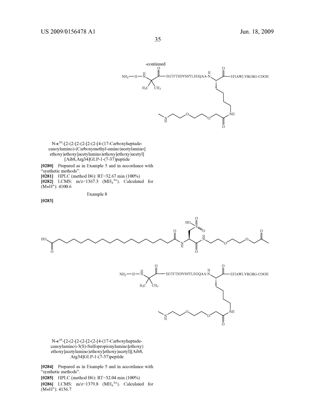 Acylated GLP-1 Compounds - diagram, schematic, and image 36