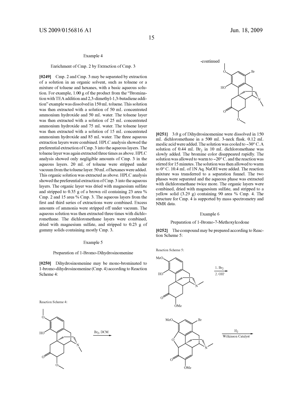 Sinomenine derivatives and processes for their synthesis - diagram, schematic, and image 16