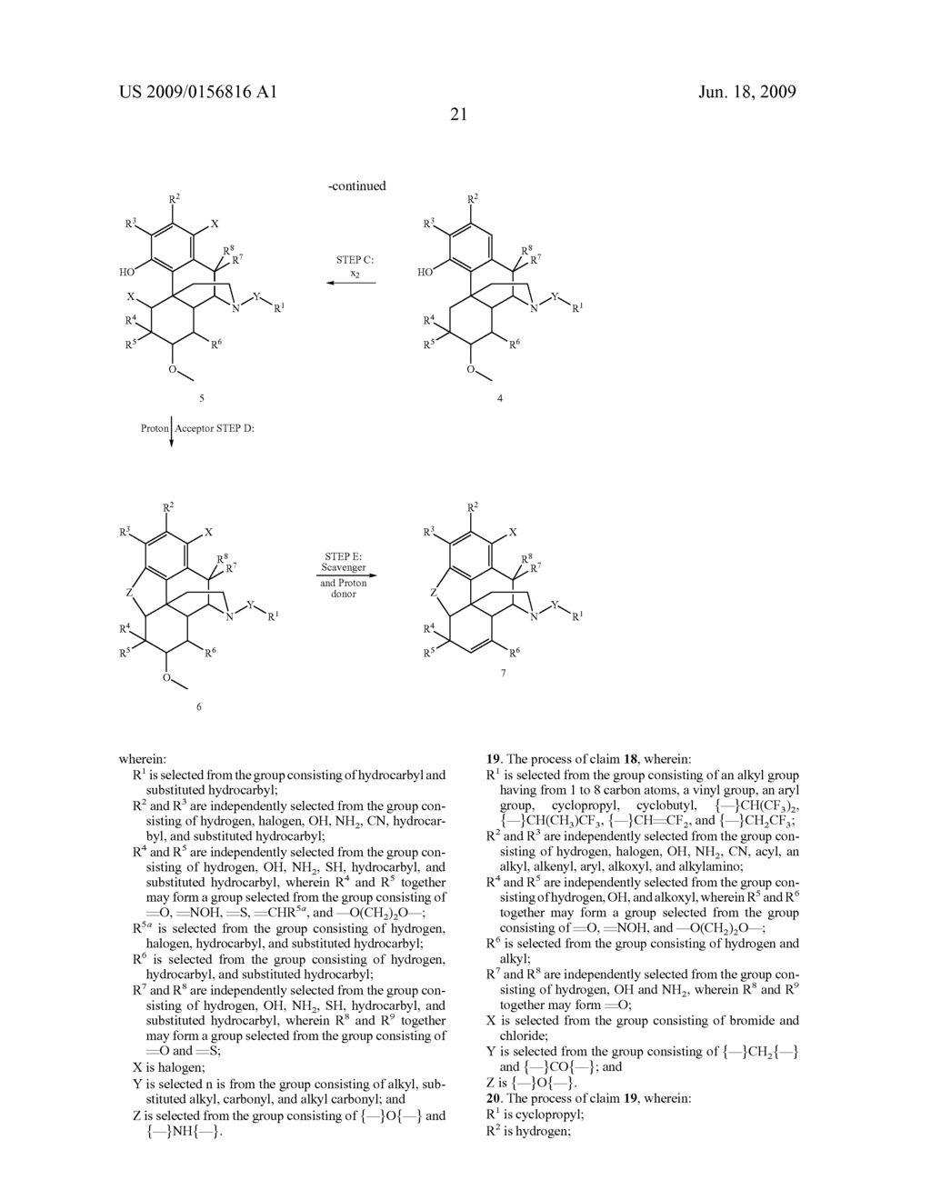 Sinomenine derivatives and processes for their synthesis - diagram, schematic, and image 22