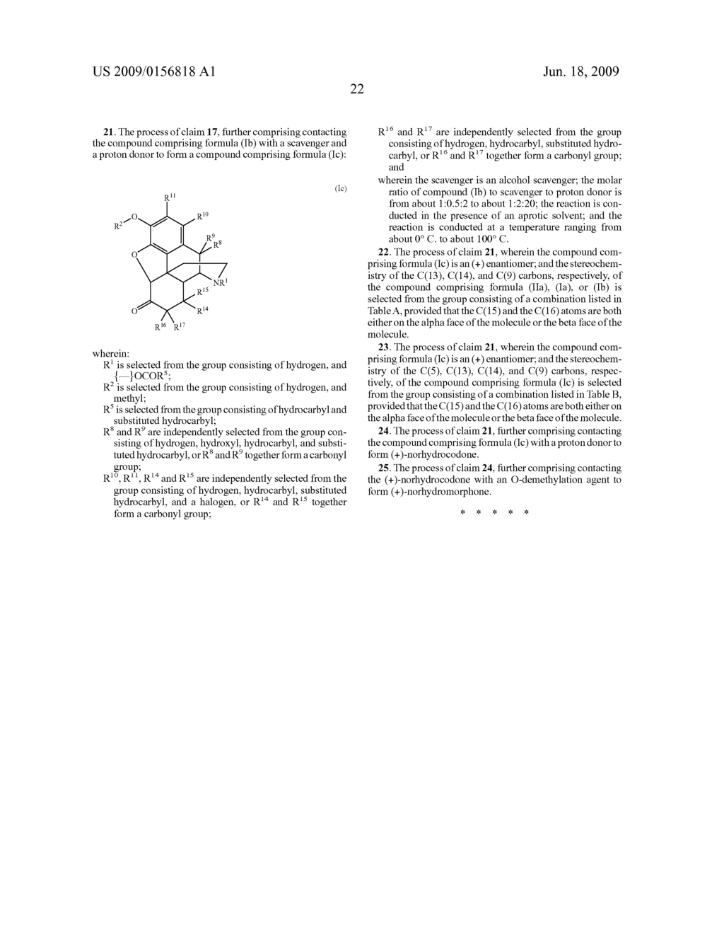 Process and compounds for the production of (+)opiates - diagram, schematic, and image 23