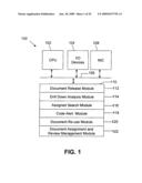 APPARATUS AND METHOD FOR DOCUMENT MANAGEMENT diagram and image