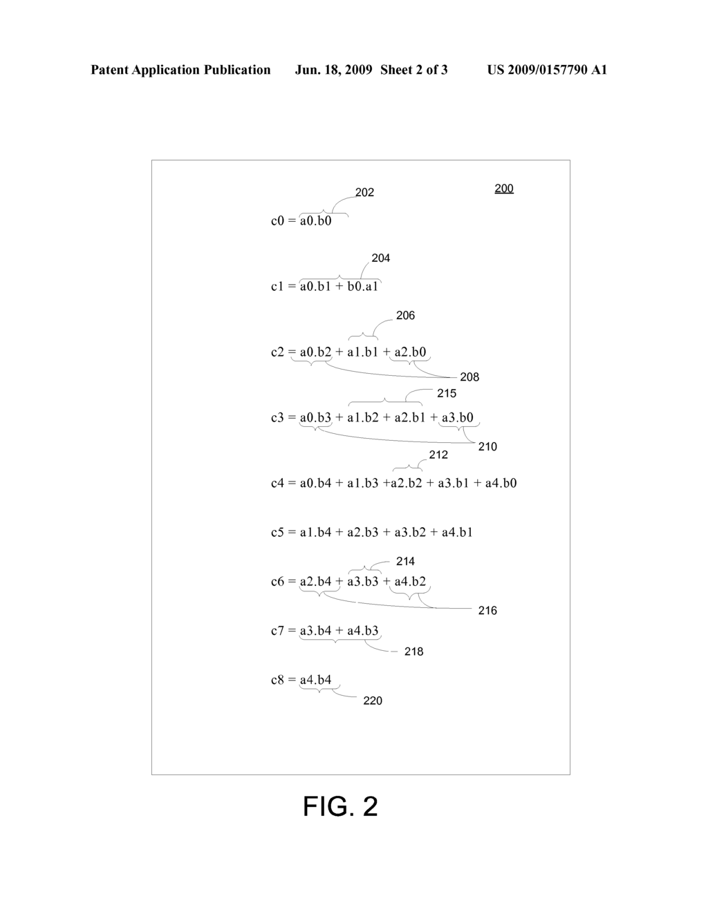 METHOD AND APPARATUS FOR MULTIPLYING POLYNOMIALS WITH A PRIME NUMBER OF TERMS - diagram, schematic, and image 03