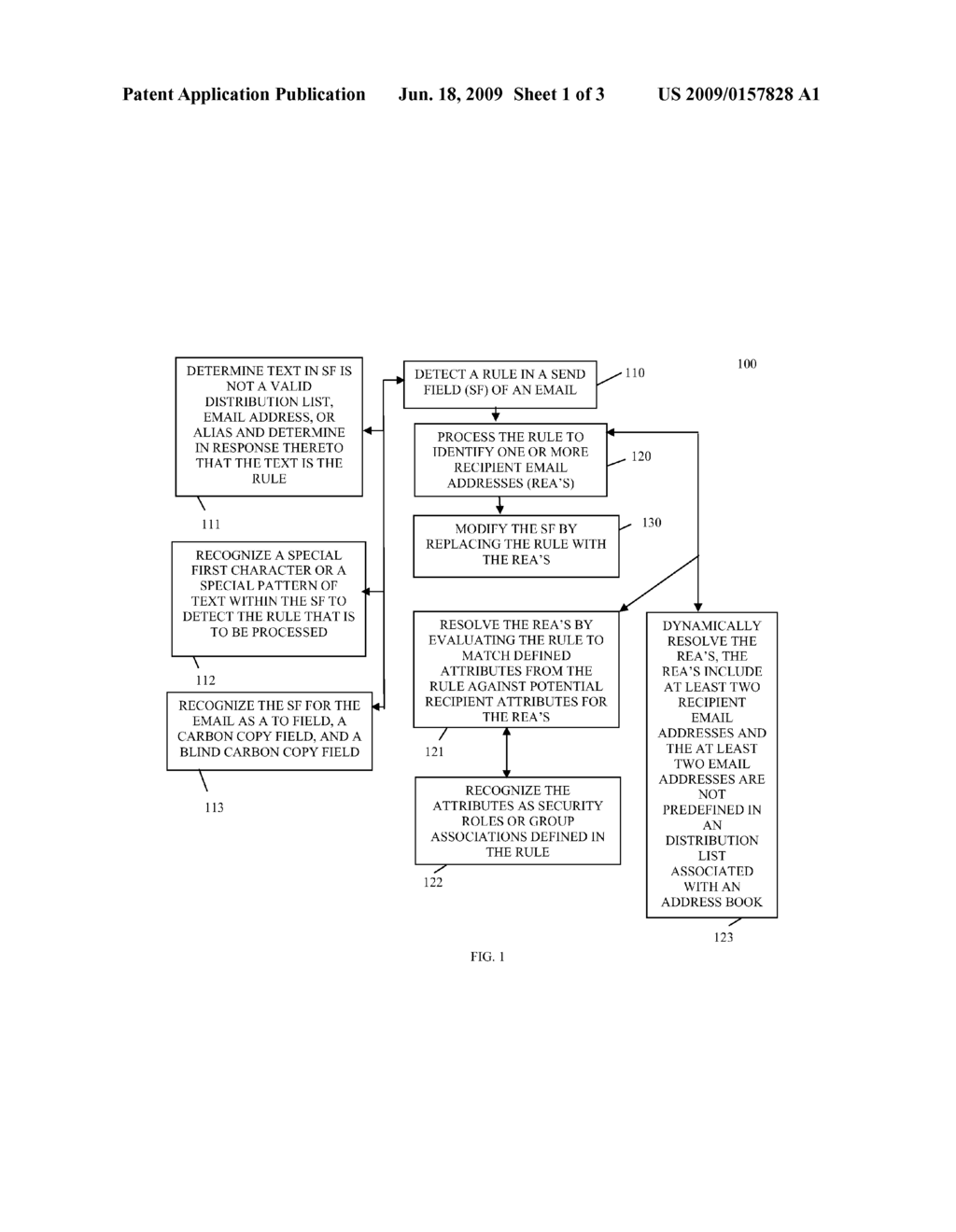 TECHNIQUES FOR SPECIFYING RECIPIENTS IN AN ELECTRONIC MAIL (EMAIL) SYSTEM - diagram, schematic, and image 02