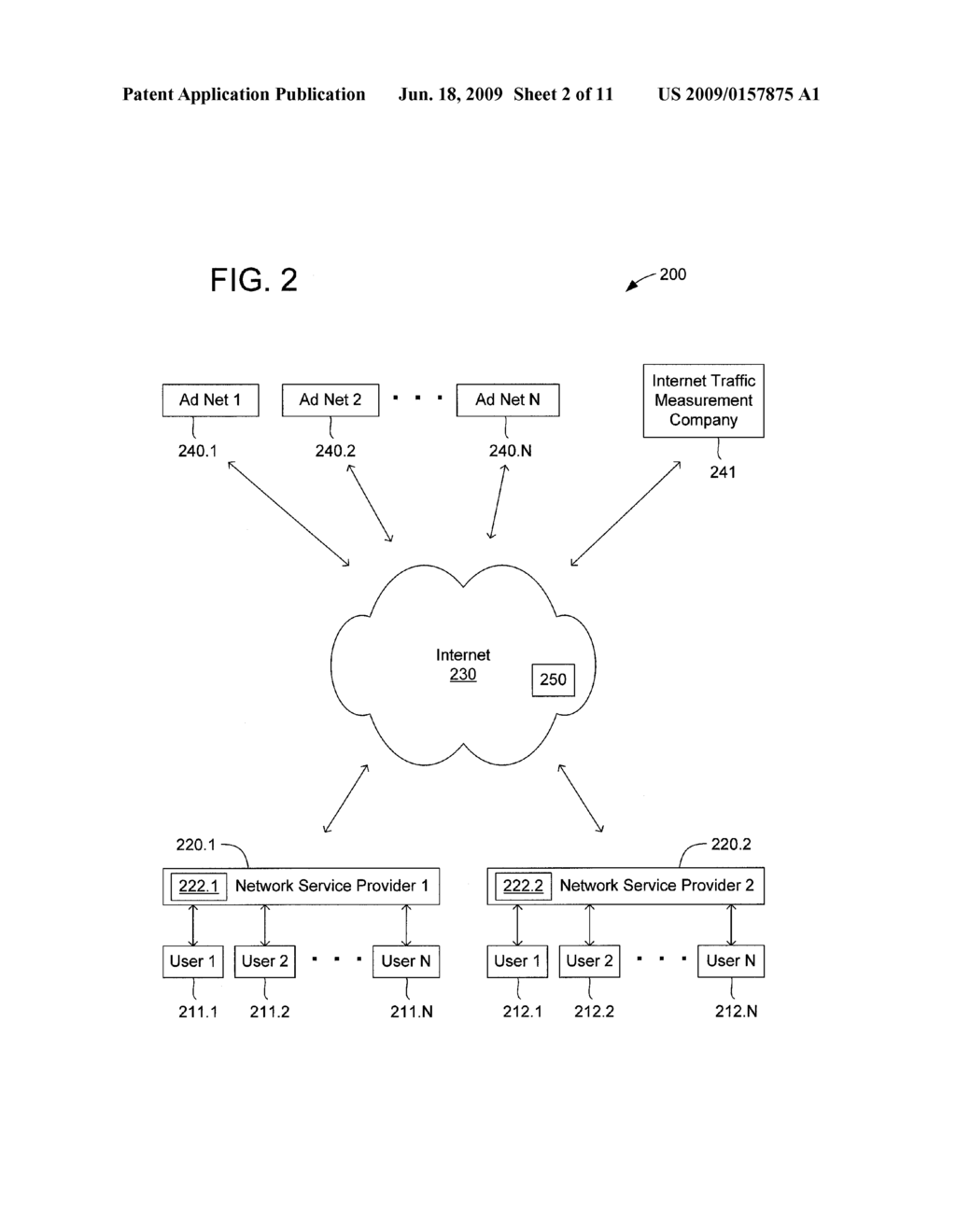 METHOD AND APPARATUS FOR ASYMMETRIC INTERNET TRAFFIC MONITORING BY THIRD PARTIES USING MONITORING IMPLEMENTS - diagram, schematic, and image 03