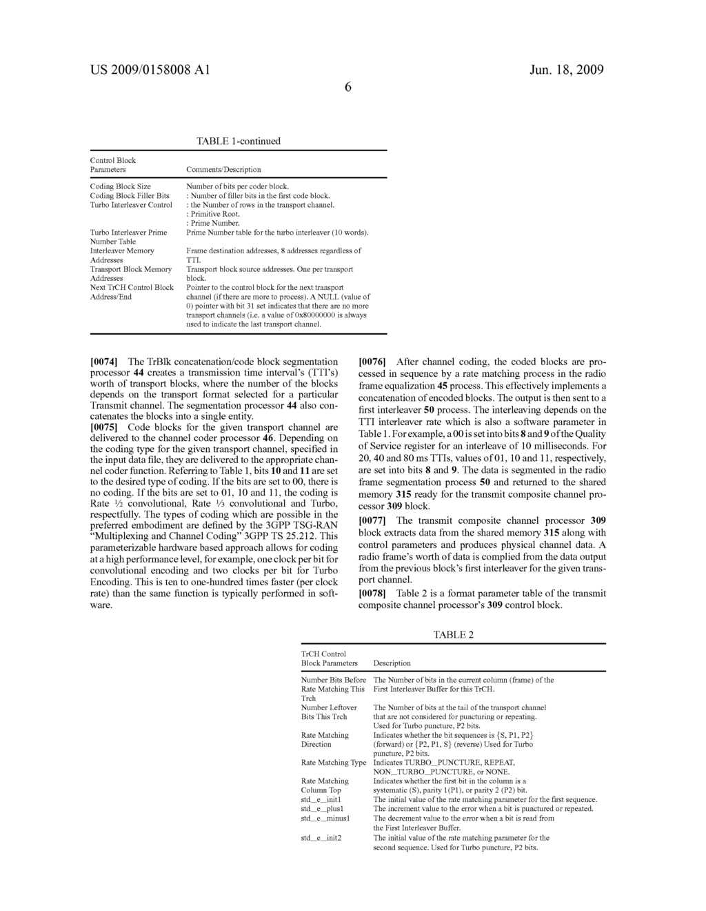 SOFTWARE PARAMETERIZABLE CONTROL BLOCKS FOR USE IN PHYSICAL LAYER PROCESSING - diagram, schematic, and image 19