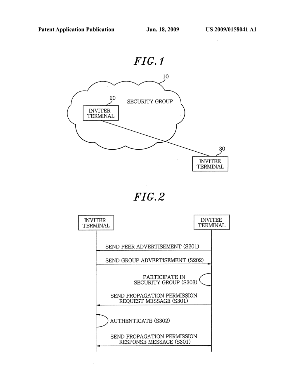 METHODS AND DEVICES FOR CREATING SECURITY GROUP AND AUTHENTICATION OVER P2P NETWORK - diagram, schematic, and image 02