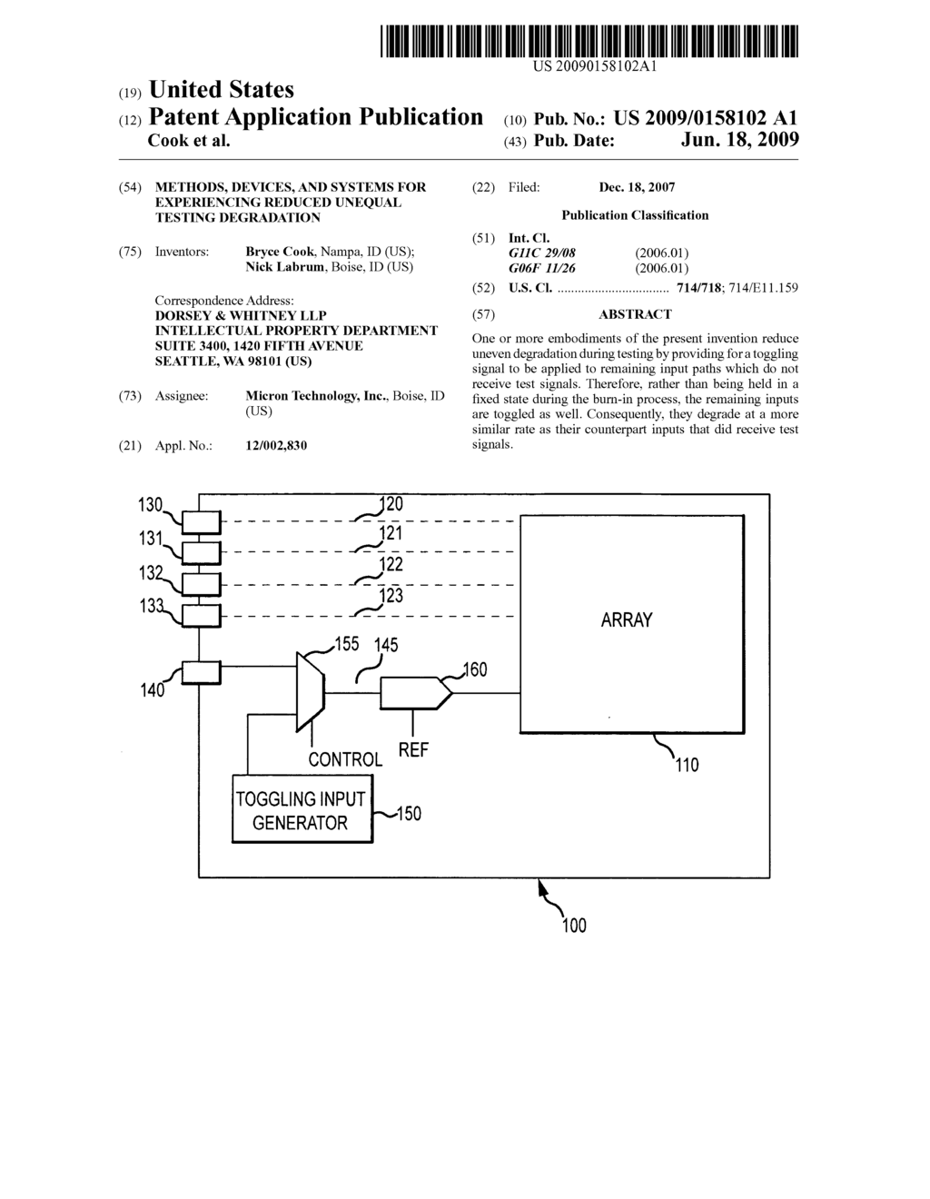 Methods, devices, and systems for experiencing reduced unequal testing degradation - diagram, schematic, and image 01