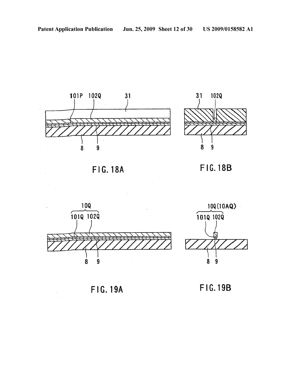 Method of manufacturing a magnetic head for perpendicular magnetic recording - diagram, schematic, and image 13