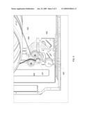 LAUNDRY DRYER HAVING THREE ROLLER DRUM SUPPORT SYSTEM AND REVERSING IDLER ASSEMBLY diagram and image