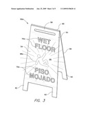 Wet floor caution sign diagram and image