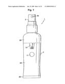 Electrolyzed water generating and spraying device diagram and image