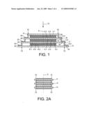 MULTI POLE BATTERY WITH IMPROVED INTERPLATE LEAKPROOFING diagram and image